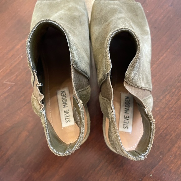 Steve Madden Suede Open-Toed Ankle Boot - Picture 5 of 5